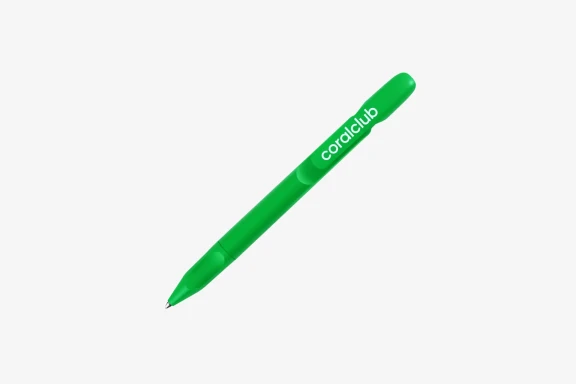 Ручка из переработанного пластика